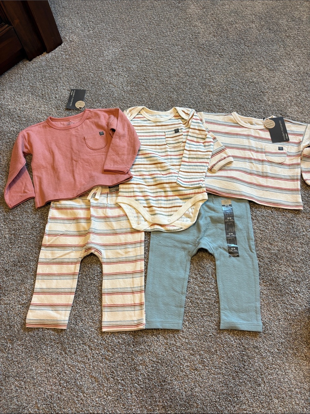 Modern moments bundle- all NWT - onesie, two shirts, two pair of pants